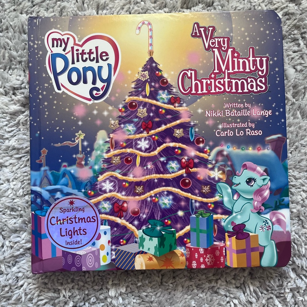 Vintage 2005 My Little Pony A Very Minty Christmas Book